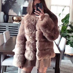Beautiful faux fur coat